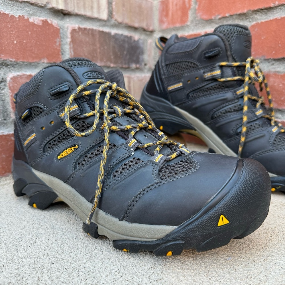KEEN Lansing Mid Waterproof (Steel Toe) Utility Shoe Men’s Sz 9EE - Picture 3 of 9